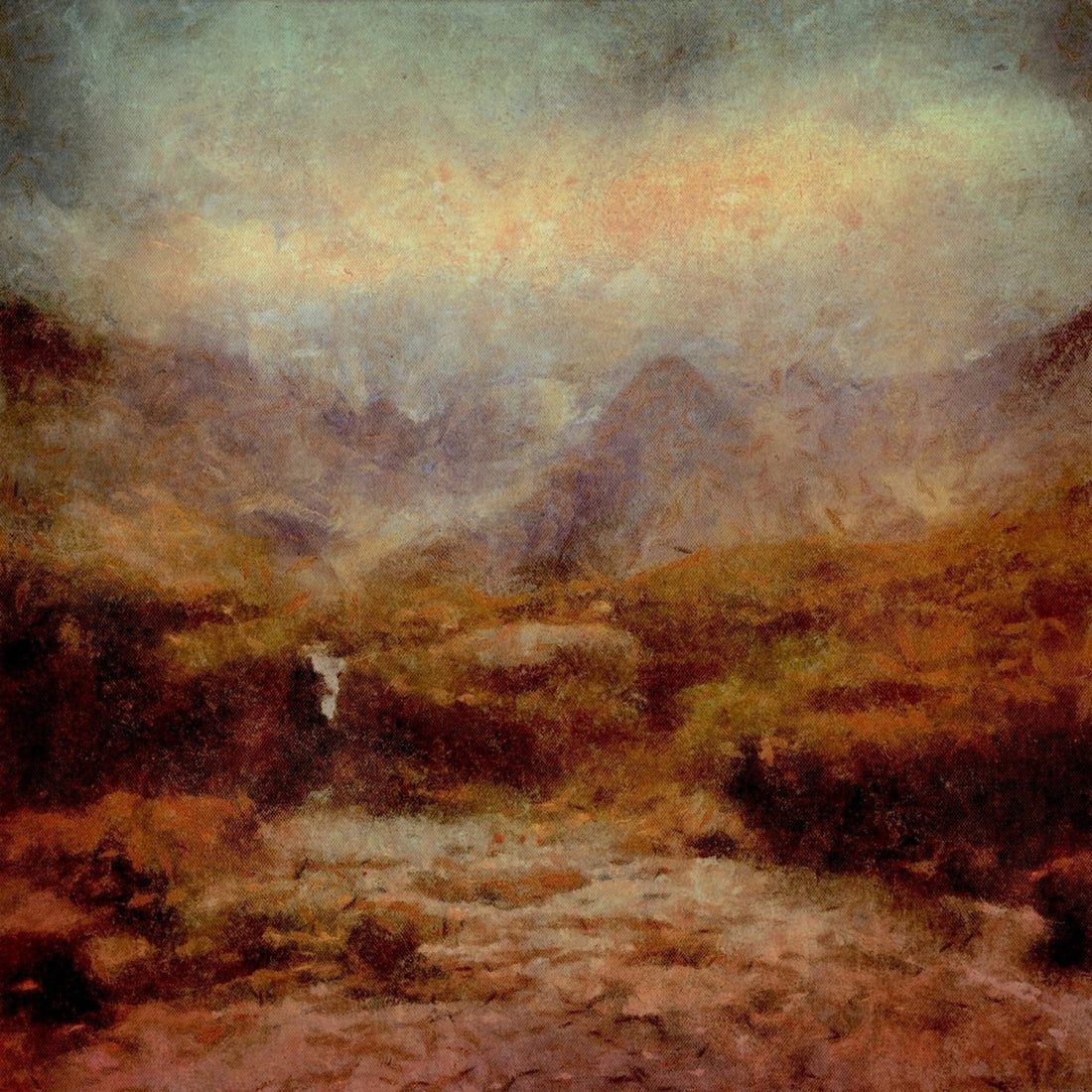 The Brooding Fairy Pools Skye Painting Fine Art Prints | An Artwork from Scotland by Scottish Artist Hunter