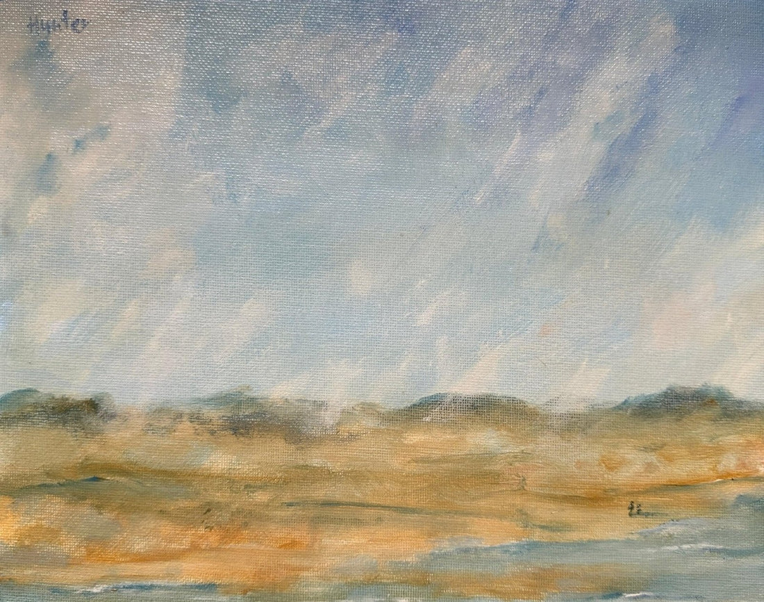 The Misty Isle Shoreline Original Landscape Painting Scotland | An Artwork from Scotland by Scottish Artist Hunter